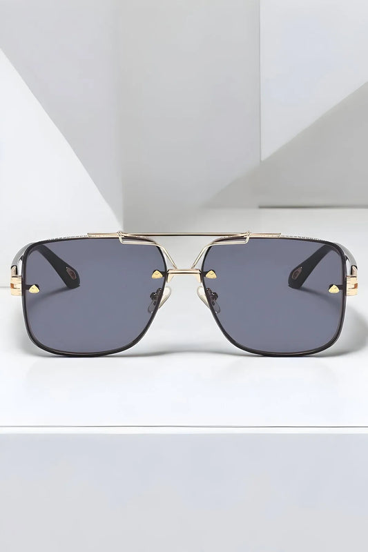Aya Lüks Unisex Güneş Gözlüğü | Polarize UV400 Gold Siyah