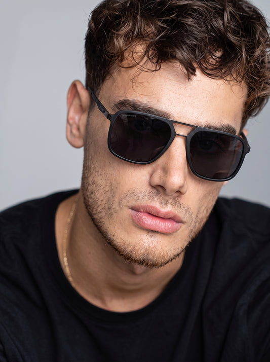 Desire Polarize Titanyum Siyah Unisex Güneş Gözlüğü | UV400 Premium